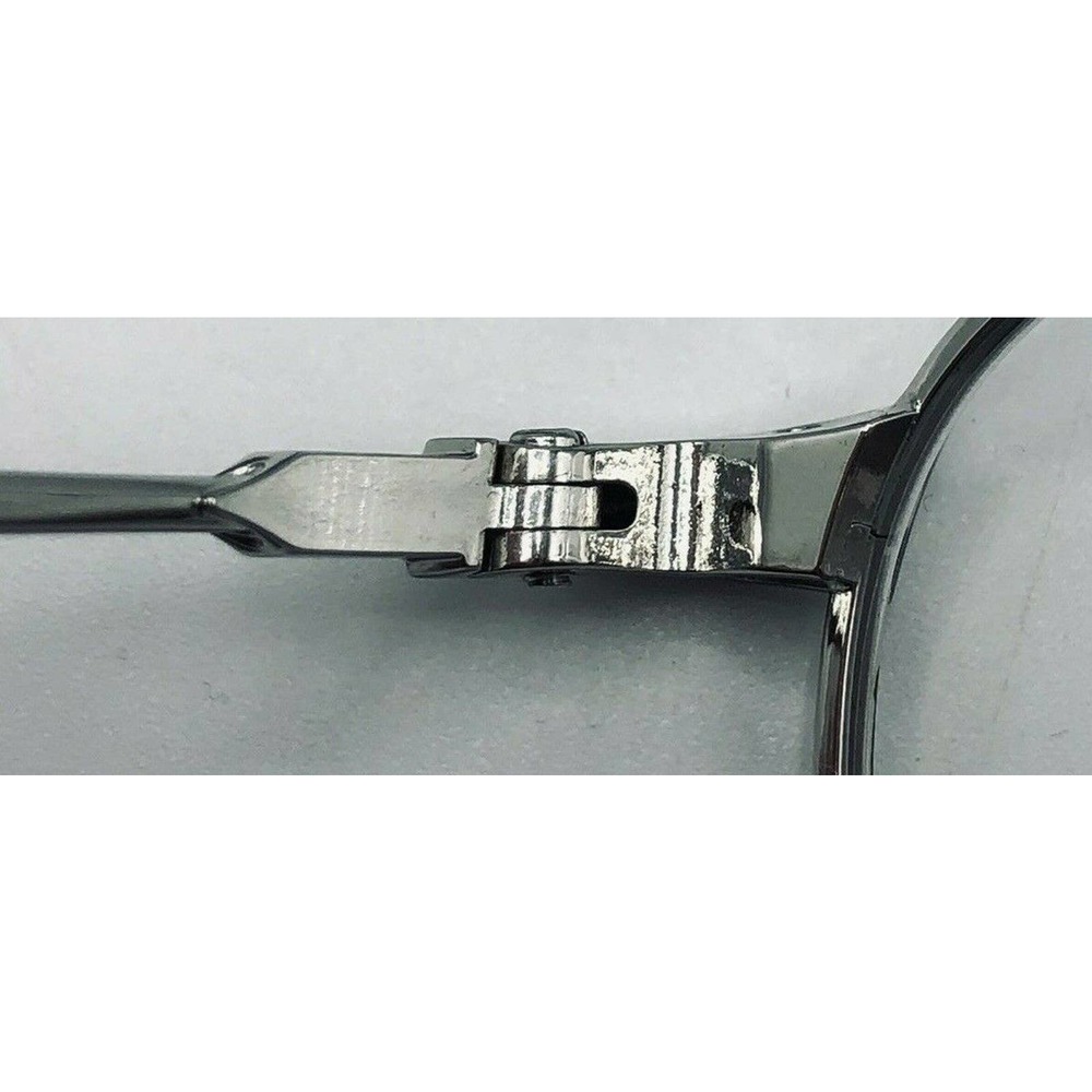 Persol 2450-V Silver Metal Eyeglass Frames Aviator Made In Italy New Old Stock - Picture 5 of 8